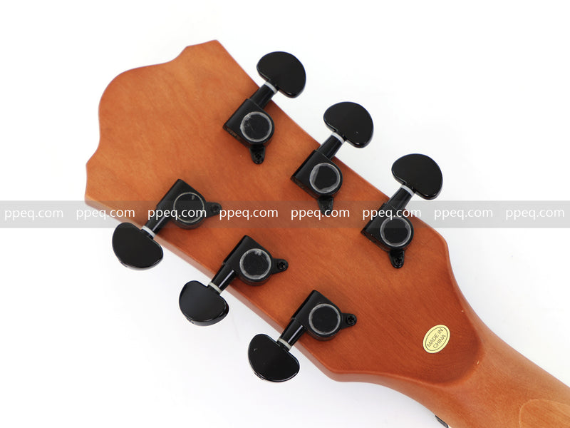 Classic LP Style Single-Cutaway Electric Guitar with Sonic Blue Finish (YMZ-259)