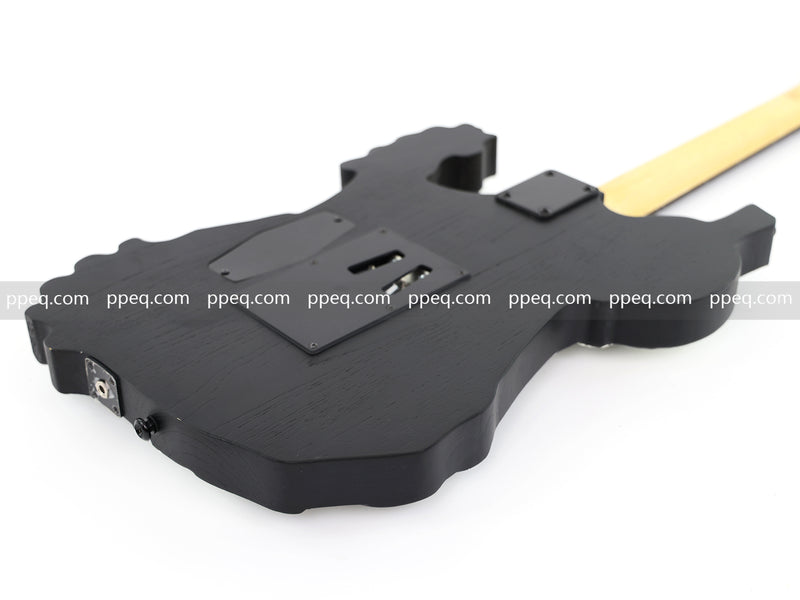 Custom 3D Carved Skull & Bones Electric Guitar (C1610)