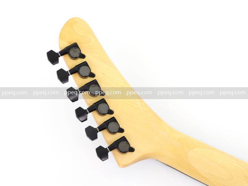 Custom 3D Carved Skull & Bones Electric Guitar (C1610)