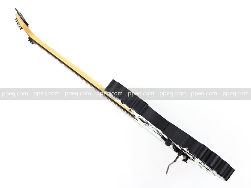 Custom 3D Carved Skull & Bones Electric Guitar (C1610)