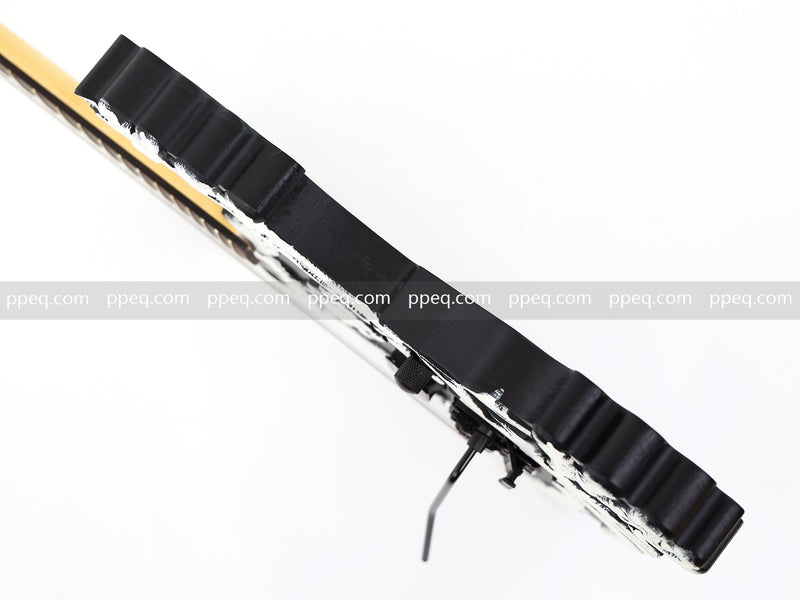 Custom 3D Carved Skull & Bones Electric Guitar (C1610)