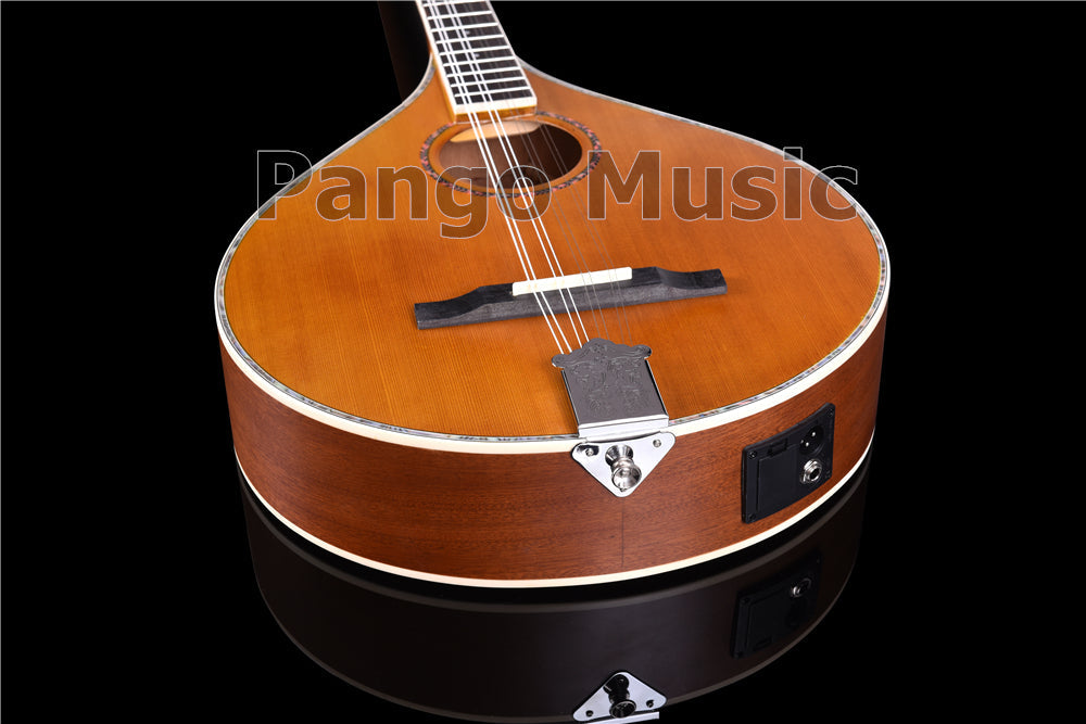 Solid Red Pine Top Irish Bouzouki with EQ (PBZ-607EQ)