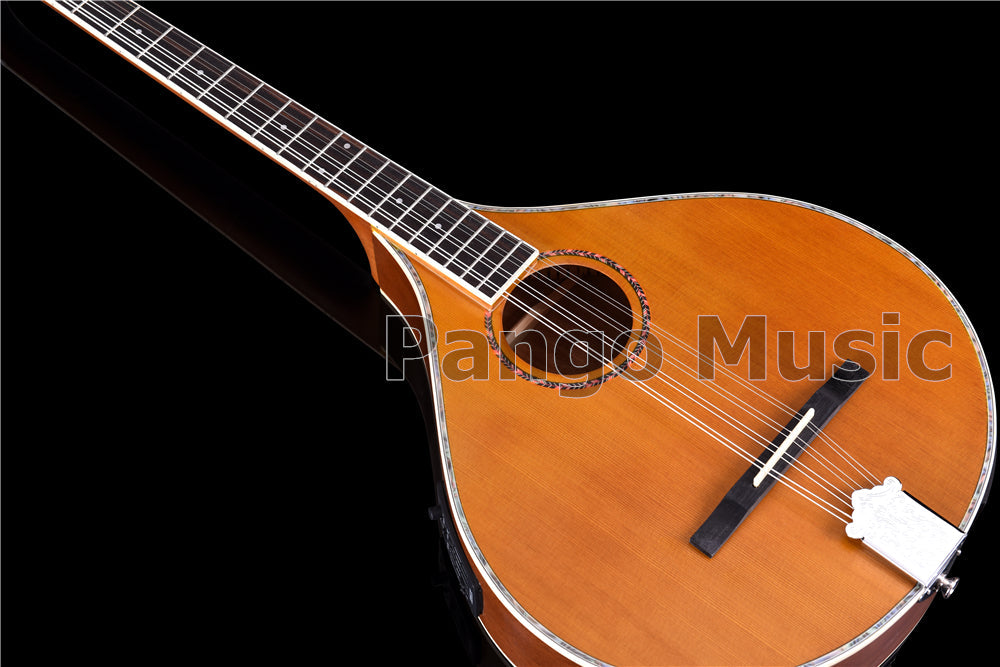 Solid Red Pine Top Irish Bouzouki with EQ (PBZ-607EQ)