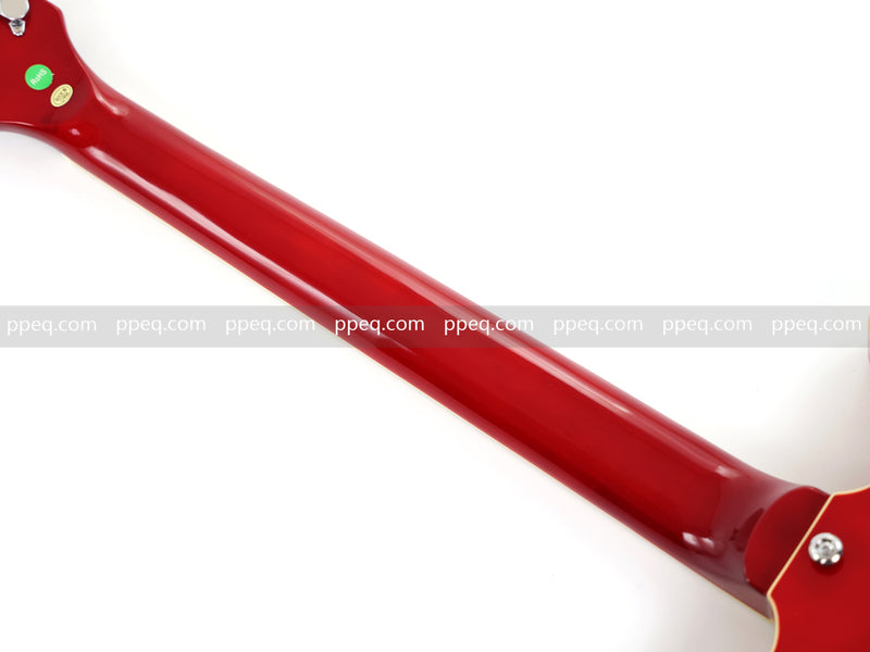 ES-335 Inspired Semi-Hollow Electric Guitar with Glossy Finish & Modern Headstock (YMZ-045)