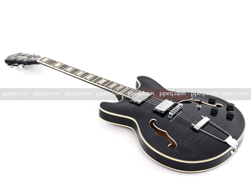 ES-335 Inspired Semi-Hollow Electric Guitar with Glossy Finish & Modern Headstock (YMZ-155)