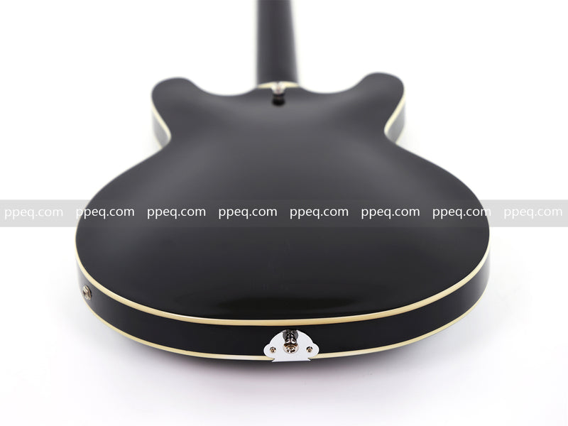 ES-335 Inspired Semi-Hollow Electric Guitar with Glossy Finish & Modern Headstock (YMZ-155)