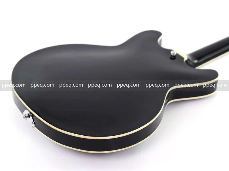 ES-335 Inspired Semi-Hollow Electric Guitar with Glossy Finish & Modern Headstock (YMZ-155)