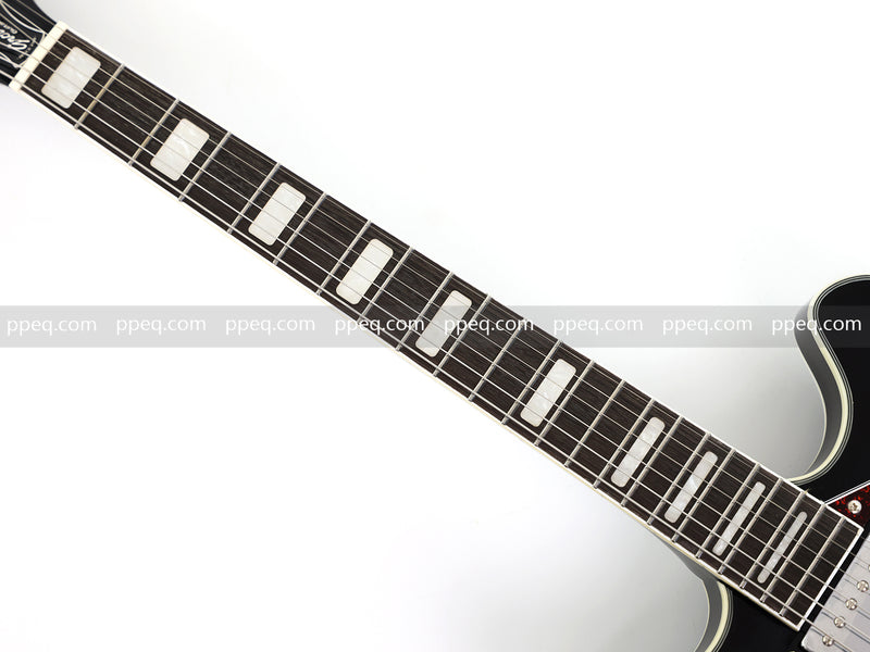 ES-335 Inspired Semi-Hollow Electric Guitar with Glossy Finish & Modern Headstock (YMZ-155)