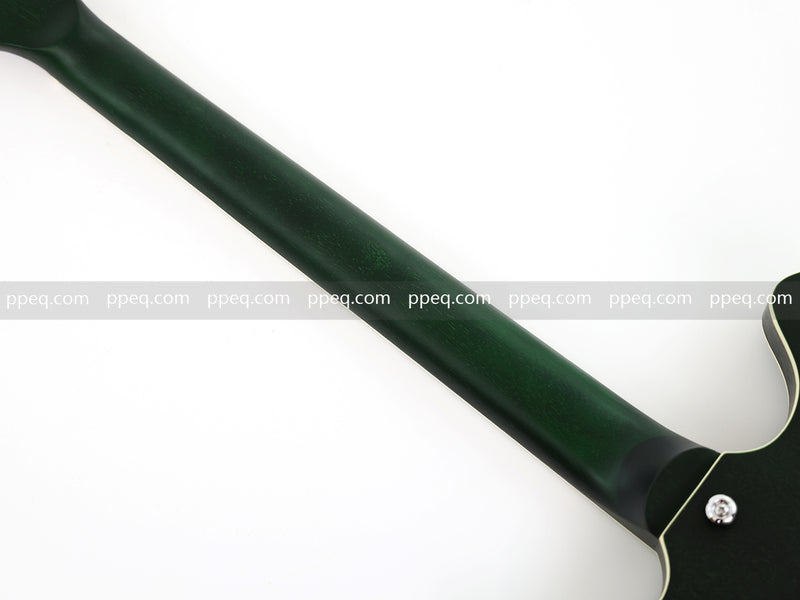 ES-335 Inspired Semi-Hollow Electric Guitar with Matte Finish & Modern Headstock (YMZ-081)