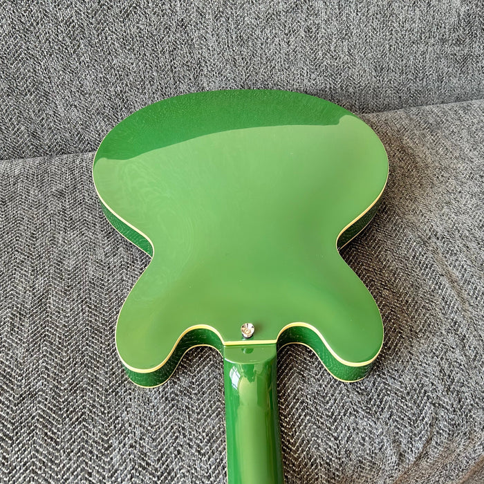 ES-335 Style Green Semi Hollow Body Electric Guitar (GKS-009)