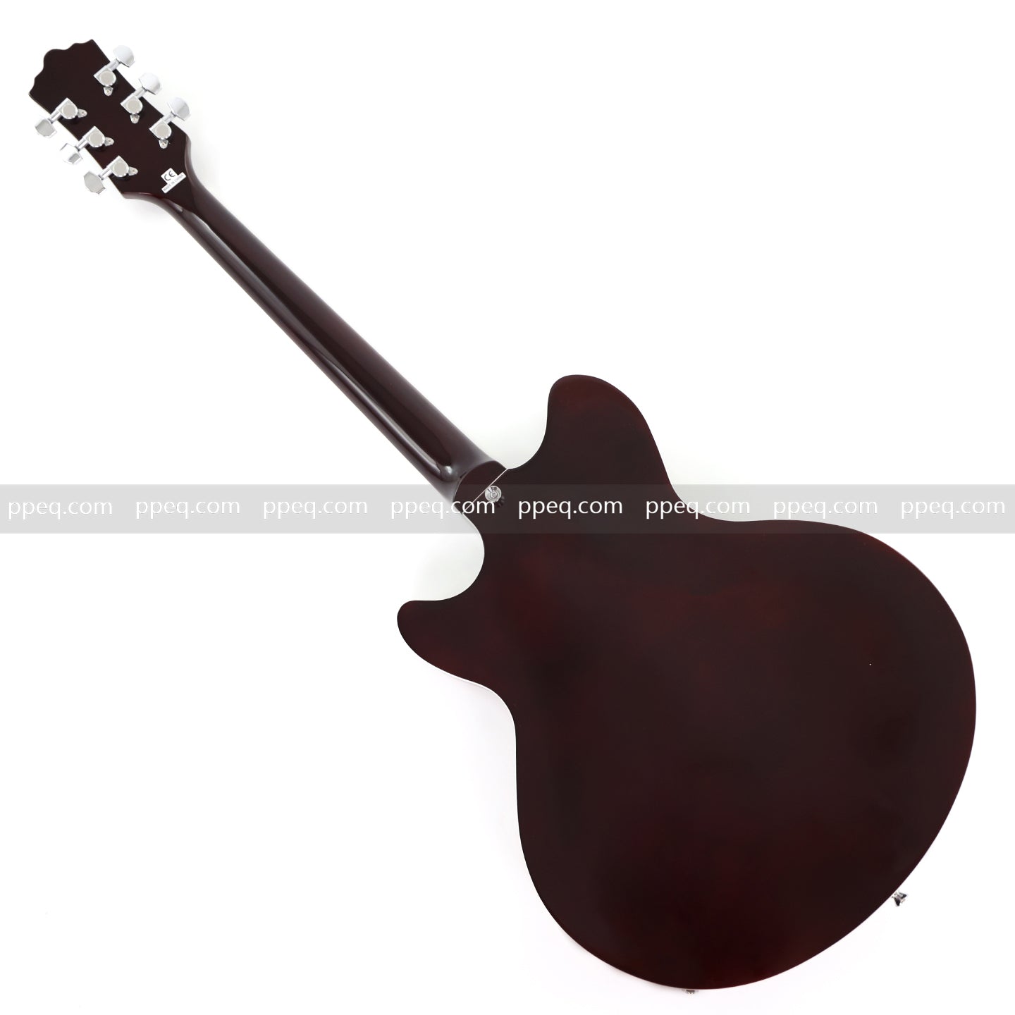 ES-Style Semi-Hollow Body Electric Guitar with AAA Burl Maple Veneer Top (HY-2566)