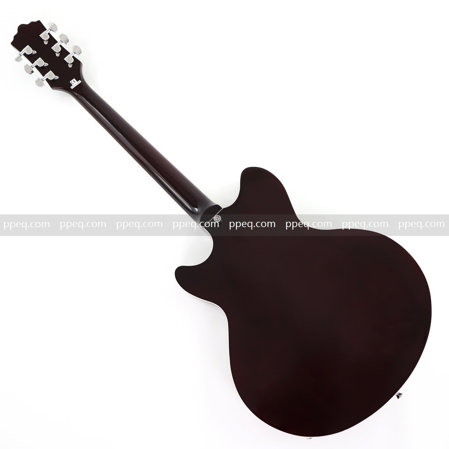 ES-Style Semi-Hollow Body Electric Guitar with AAA Zebrawood Veneer (HY-2567)