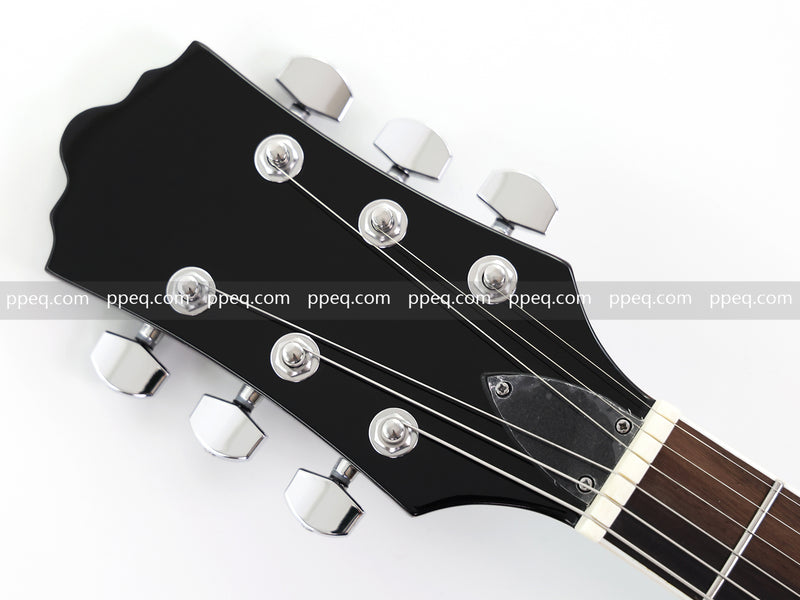 ES-Style Semi-Hollow Body Electric Guitar with AAA Zebrawood Veneer (HY-2567)