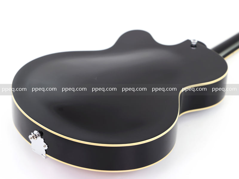 ES-Style Semi-Hollow Body Jazz Electric Guitar with Gloss Sunburst Finish (HY-2558)