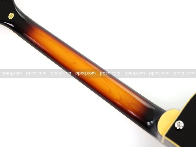 ES-Style Vintage Reissue Hollow Body Jazz Electric Guitar with Sunburst Gloss Finish (YMZ-275)