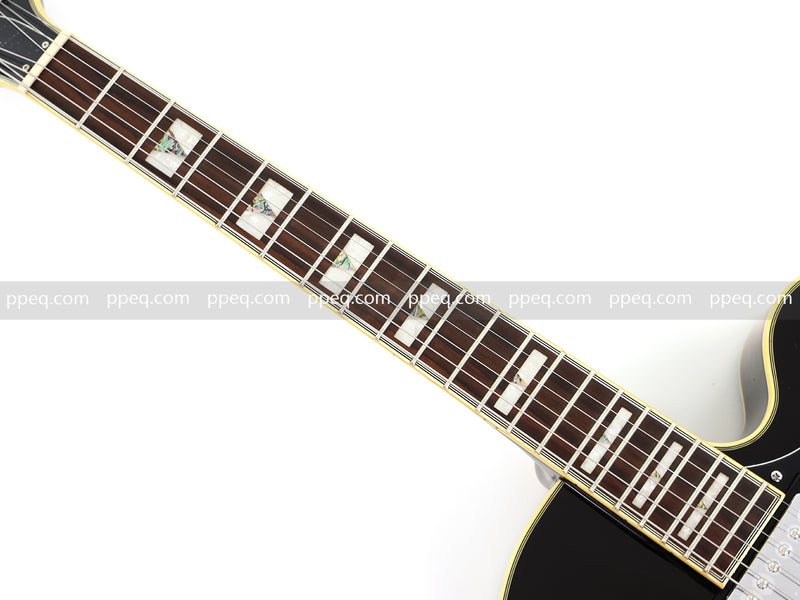 ES-Style Vintage Reissue Hollow Body Jazz Electric Guitar with Sunburst Gloss Finish (YMZ-275)