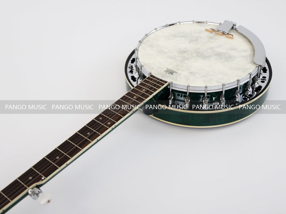 PANGO MUSIC Green Color 5 Strings Banjo (HDB-510)