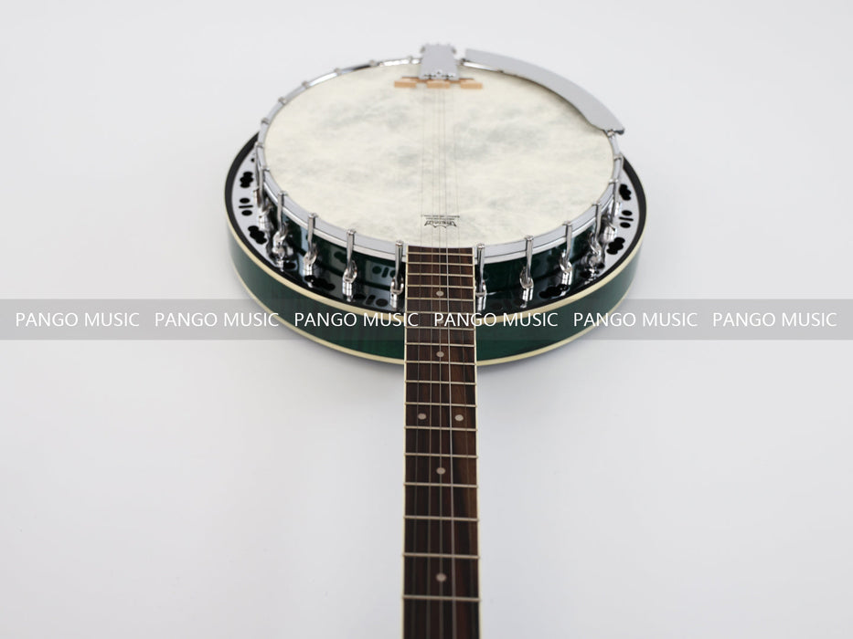 PANGO MUSIC Green Color 5 Strings Banjo (HDB-510)