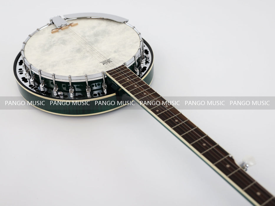 PANGO MUSIC Green Color 5 Strings Banjo (HDB-510)