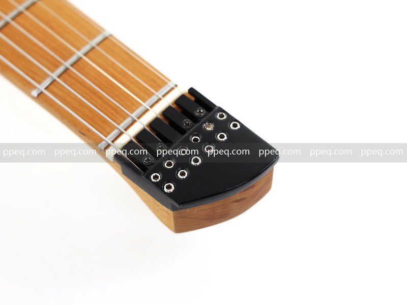 Headless Left-Handed ResinBurl Body Electric Guitar (PTH-089-02)