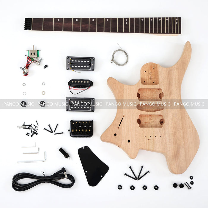 Headless Left Hand DIY Electric Guitar Kit (ZQN-019F)