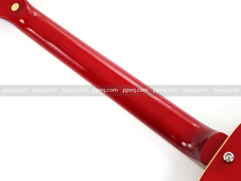 Hollow Body Jazz Electric Guitar with Sapphire Red Gloss Finish (YMZ-079)