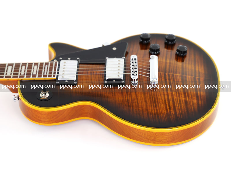 LP Custom Style Electric Guitar with AAA Flamed Maple Veneer Top (HY-2539)