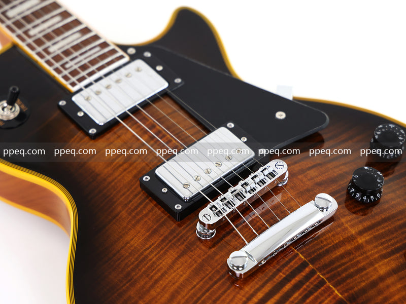 LP Custom Style Electric Guitar with AAA Flamed Maple Veneer Top (HY-2539)