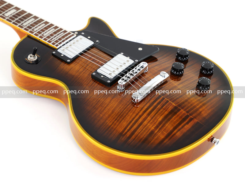 LP Custom Style Electric Guitar with AAA Flamed Maple Veneer Top (HY-2539)
