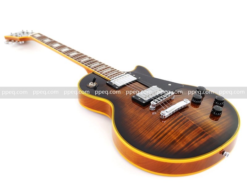 LP Custom Style Electric Guitar with AAA Flamed Maple Veneer Top (HY-2539)