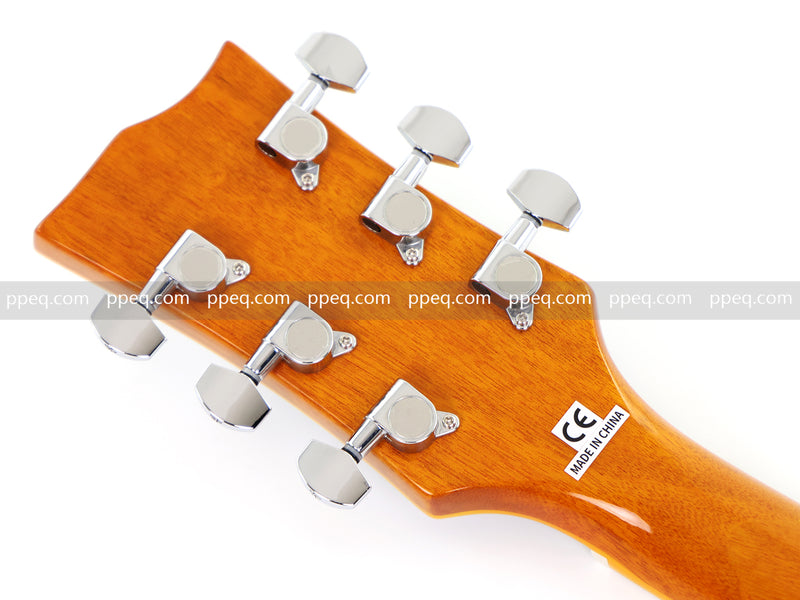 LP Custom Style Electric Guitar with AAA Flamed Maple Veneer Top (HY-2539)