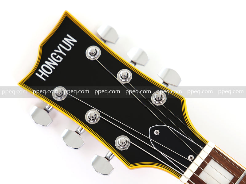 LP Custom Style Electric Guitar with AAA Flamed Maple Veneer Top (HY-2539)