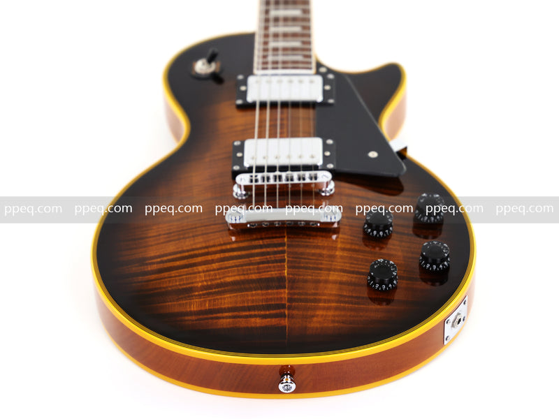 LP Custom Style Electric Guitar with AAA Flamed Maple Veneer Top (HY-2539)