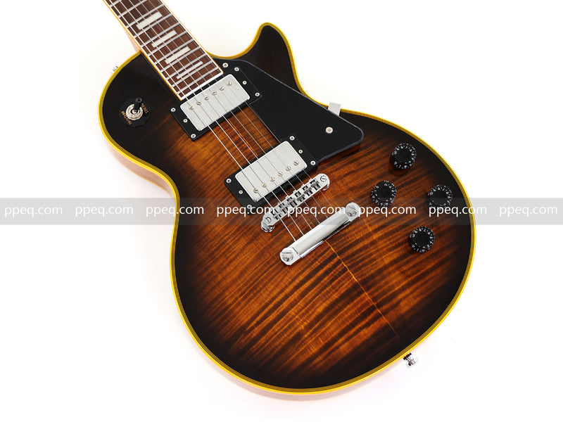 LP Custom Style Electric Guitar with AAA Flamed Maple Veneer Top (HY-2539)