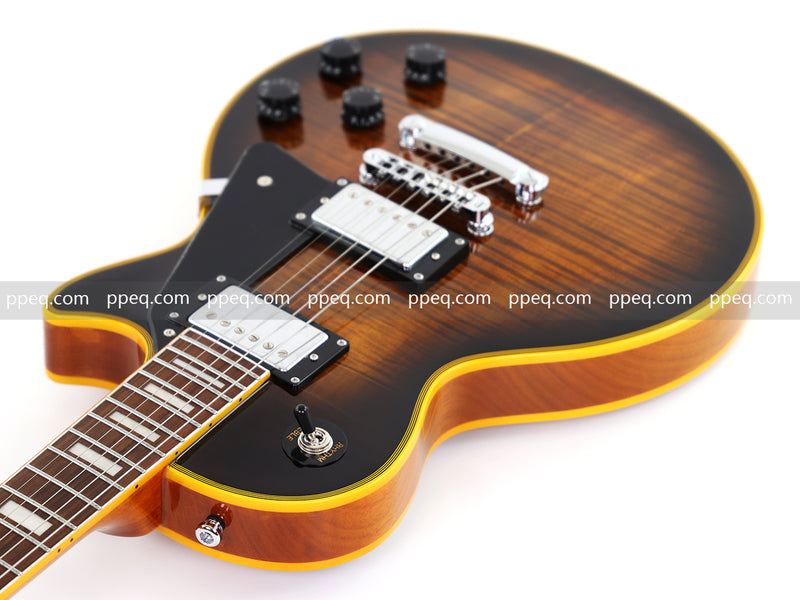 LP Custom Style Electric Guitar with AAA Flamed Maple Veneer Top (HY-2539)