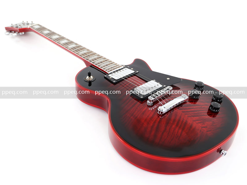 LP Custom Style Electric Guitar with AA Flamed Maple Veneer Top (HY-2562)