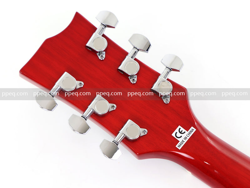 LP Custom Style Electric Guitar with AA Flamed Maple Veneer Top (HY-2562)