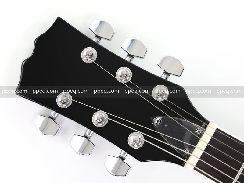 LP Standard Style Ultra-thin Body Electric Guitar with AAA Burl Maple Veneer Top (HY-2569)