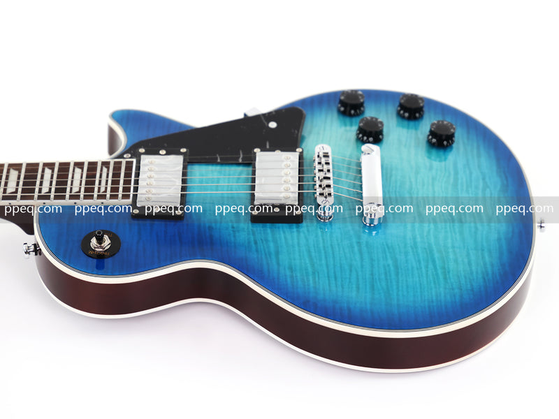 LP Standard Style Electric Guitar with AAA Flamed Maple Veneer Top (HY-2535)