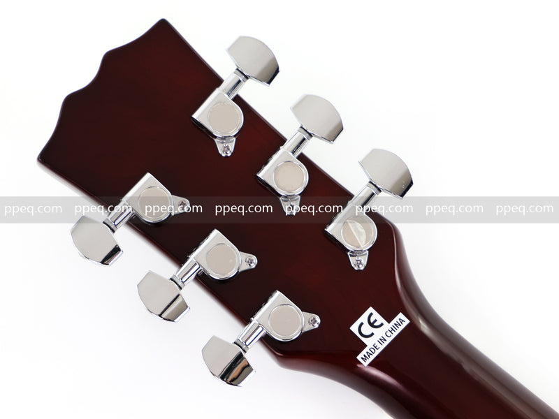 LP Standard Style Electric Guitar with AAA Flamed Maple Veneer Top (HY-2535)