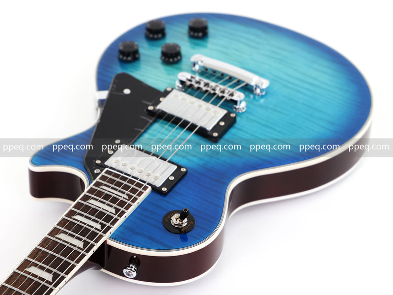 LP Standard Style Electric Guitar with AAA Flamed Maple Veneer Top (HY-2537)