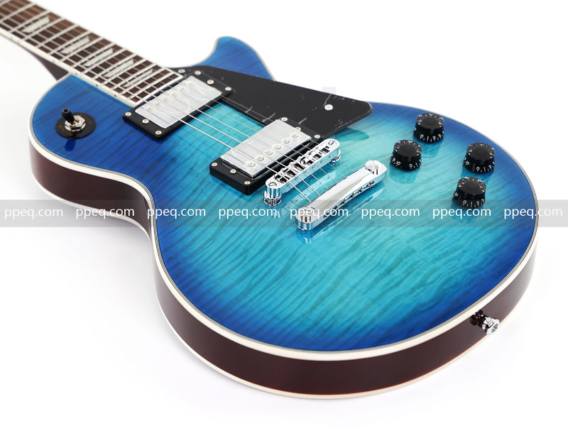 LP Standard Style Electric Guitar with AAA Flamed Maple Veneer Top (HY-2537)