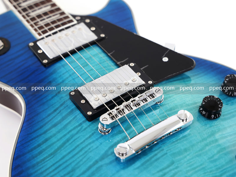 LP Standard Style Electric Guitar with AAA Flamed Maple Veneer Top (HY-2537)