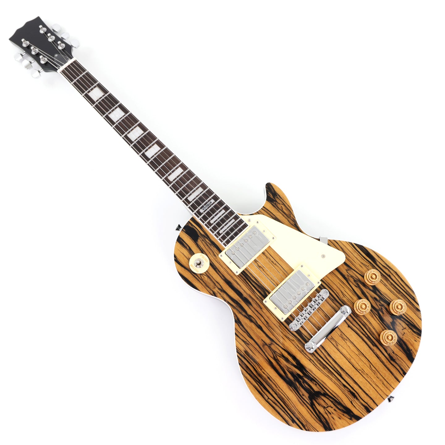 LP Standard Style Ultra-thin Body Electric Guitar with AAA Spalted Maple Veneer (HY-2570)