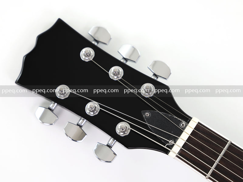 LP Standard Style Ultra-thin Body Electric Guitar with AAA Spalted Maple Veneer (HY-2570)