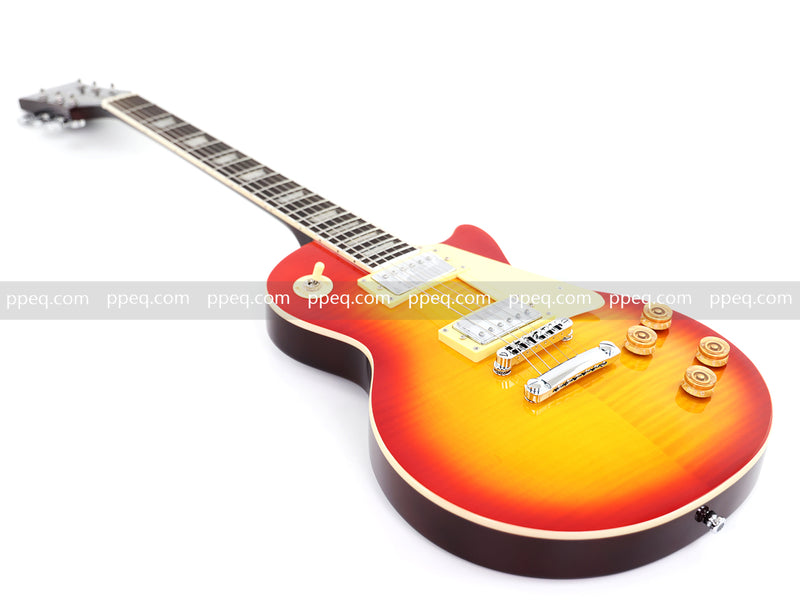 LP Standard Style Electric Guitar with AA Flamed Maple Veneer Top (HY-2540)