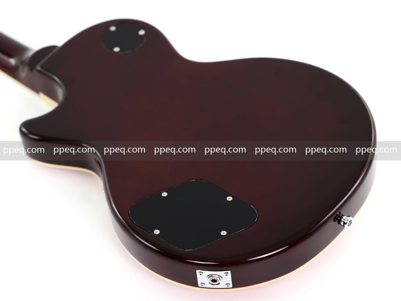 LP Standard Style Electric Guitar with AA Flamed Maple Veneer Top (HY-2540)