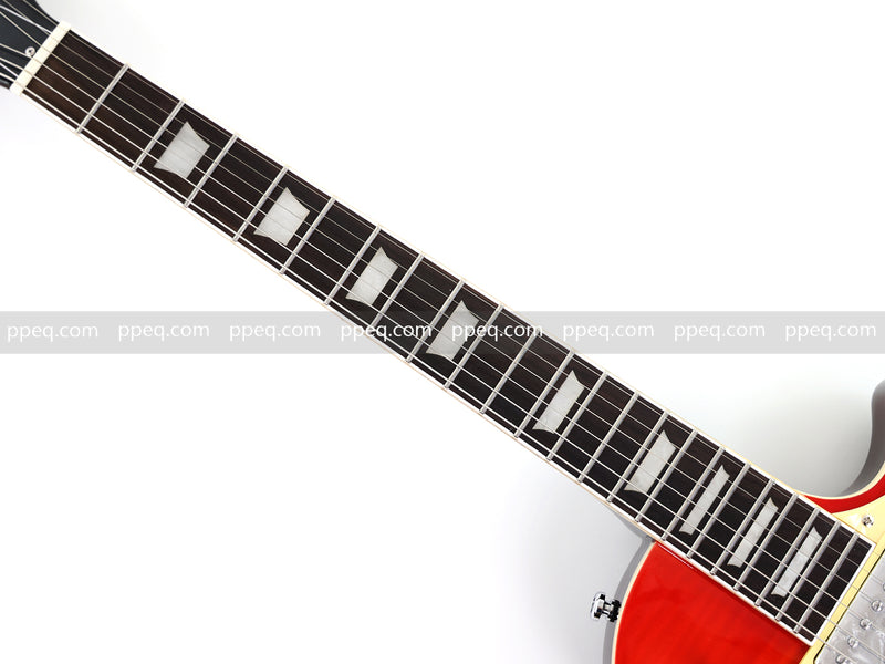 LP Standard Style Electric Guitar with AA Flamed Maple Veneer Top (HY-2540)