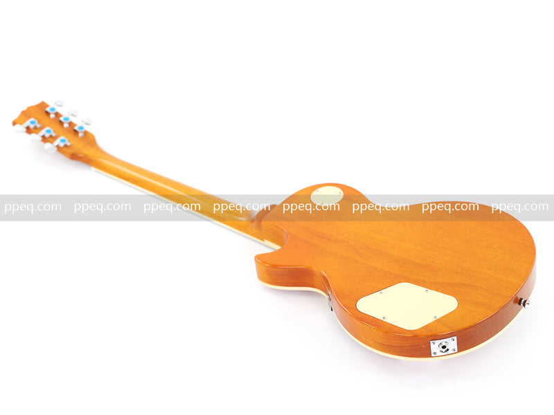 LP Standard Style Electric Guitar with Burl Rosewood Top (YMZ-088)