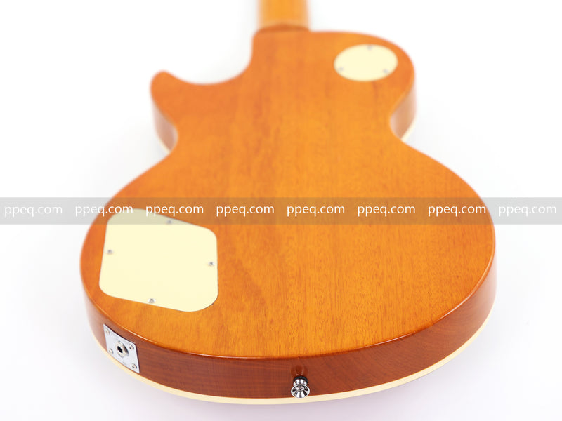LP Standard Style Electric Guitar with Burl Rosewood Top (YMZ-088)